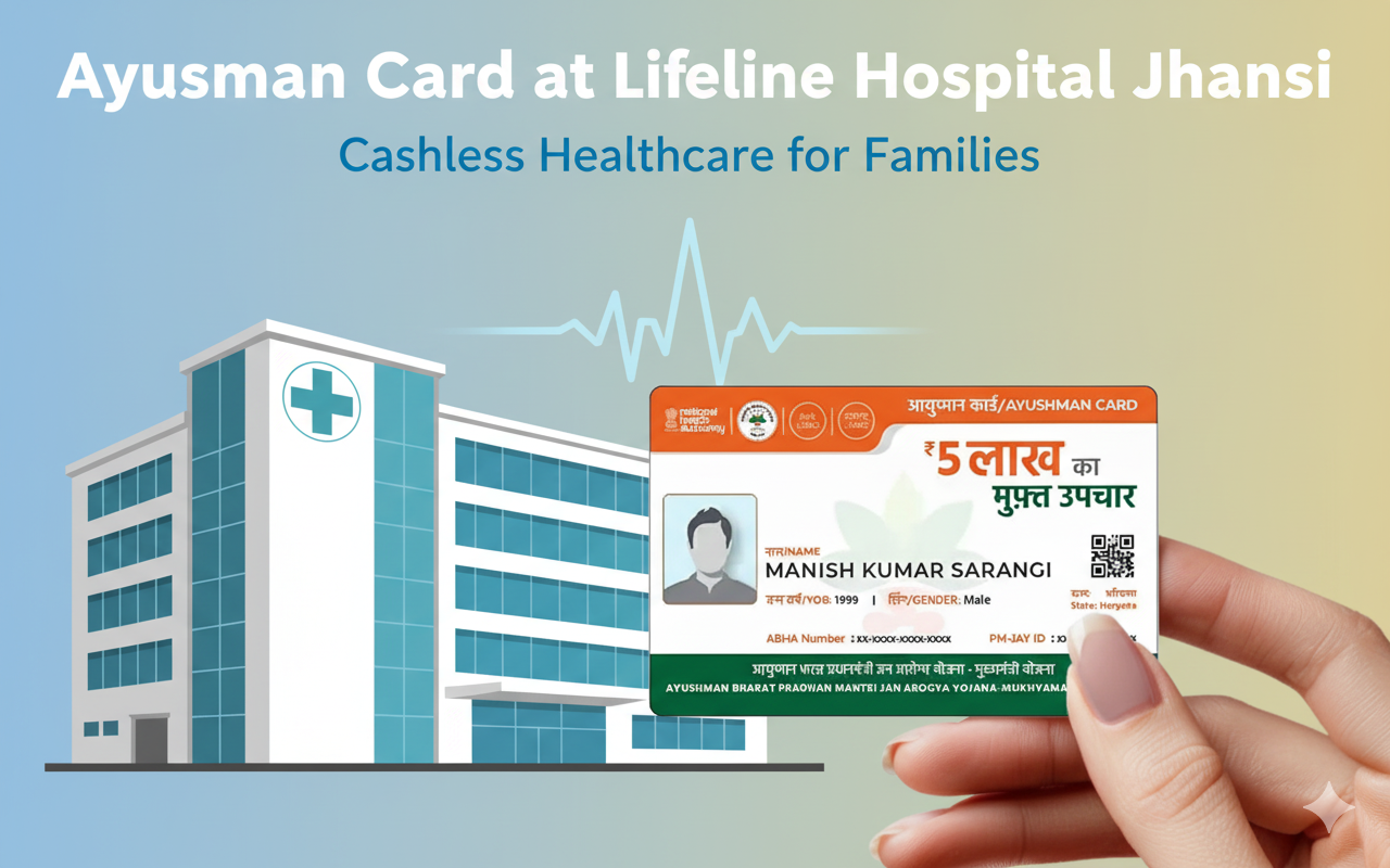 Ayushman Card at Lifeline Hospital Jhansi – Cashless Healthcare for Families