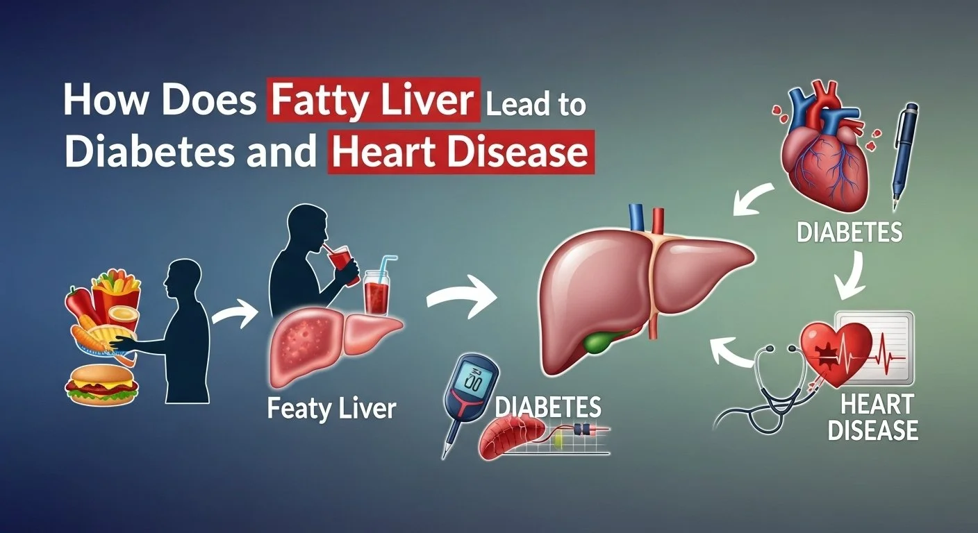 How Does Fatty Liver Lead to Diabetes and Heart Disease?
